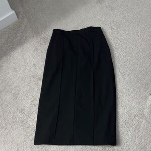 Rachel Zoe Classic Black Pencil Skirt NWOT